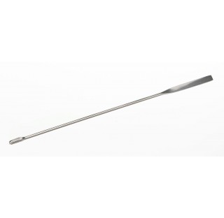 Micro cuillere spatule inox long 180mm longxlarg spatule 40x5mm cuillere 9x5mm diam de tige 2mm,