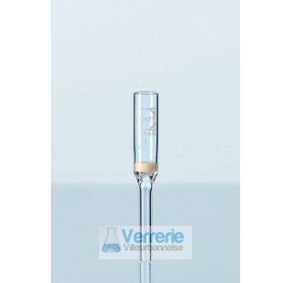 Micro-entonnoir filtrant, 2 ml, porosite 1, diametre 10 mm diametre de tige 6 mm  . Duran Schott
