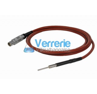 Sondes PT100 externe long 20 par diam 2 mm inox 1,5m de cable Sondes PT100 externe long 20 par diam 