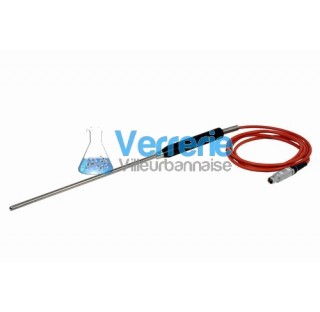 Sondes PT100 externe long 300 diam 6 mm inox 1,5m de cable Sondes PT100 externe long 300 diam 6 mm i