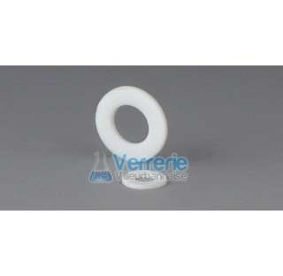 Rondelle en PTFE M4, diam ext 9 x , diamdu percage 4,3 x epaisseur 0,9 mm Temp. Max -200 a + 250 deg