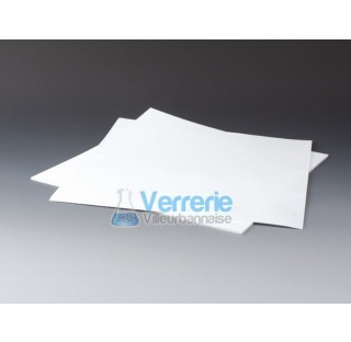 Papier filtre en PTFE porosite 5 um epaisseur 1 mm dim 320x320mm