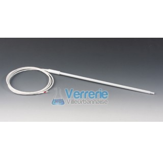 Sondes de temperature PTFE Lemo Diam dela tige 8 mm, longueur 660 mm Temp. Max. -200 a 250 degre