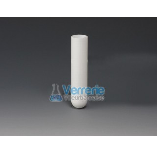 Tube a centrifuger PTFE 12 ml Hauteur :100mm Diam ext : 16ep 1mm Temp max de -200 a + 250 degre