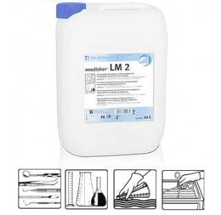neodisher LM 2 10x1 litre Detergent faiblement alcalin, concentre liquide. Pour le nettoyage manuel 
