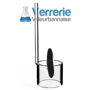 Panier pour cellule électrochimique en verre borosilicate, pour référence FSM03633, diamètre de tube