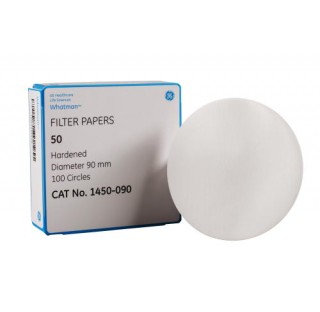 Papiers filtre quantitatifs, grade 50 diametre 90 mm, 100 papiers de filtration en coton,filtration 