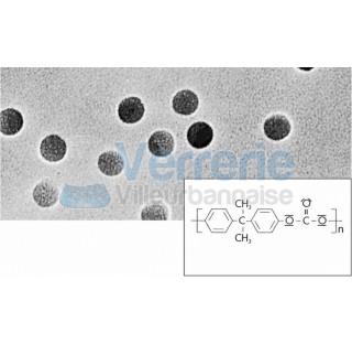 membrane blanche en polycarbonate 0.22um Dim. : 25 mm paquet de 100