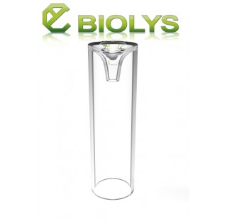 Capturateur ou piège à moustique en verre diamètre 38 mm longueur 100 mm