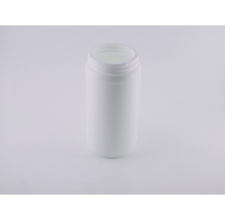 Pilulier 350 ml en PEHD blanc bague 65V