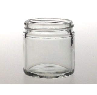 Pommadier 120 ml en verre blanc sodocalcique bague 58/400