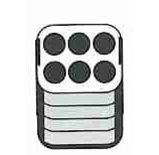 Portoir pour 6 x 25HET,30 ml diametre orifices 26,5 mm , longueur 84 mm Hettich