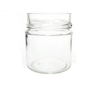Bocal vaso mio 212 ml en verre blanc bague TO 70 deep, Twist off