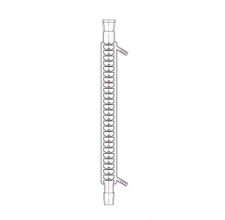 Refrigerant vigreux pour kumagawa 1L rode male 29/32