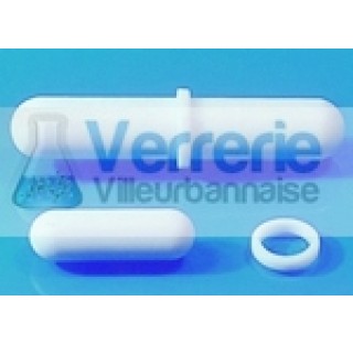 barreaux aimantes diametre 8mm longueur 32mm en PTFE forme anneau demontable