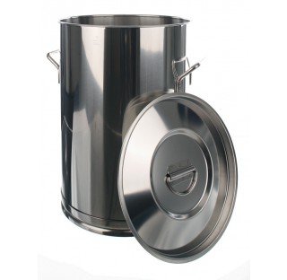 Couvercle inox diam 550 mm pour seaux 20 litres ref: 8348BOC