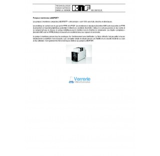 Systeme de vide SEM LABOXACT pour evaporateurs rotatifs  Debit a pression atmospherique : 20 L / min