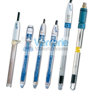 Electrode WTW de precision pH combinee, electrolyte liquide, Sonde WTW de temperature integree, conn