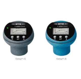 SET pour 2 unités de mesure, complet avec 2 têtes de mesure OxiTop®-i (1 x bleu, 1 x gris), y compri