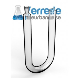 TUBE EN U EN VERRE