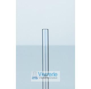 Tubes a culture a usage unique verre sodo-calcique 12,25x 00 mm, ep paroi 0.80 mm Vendu par 500 . Du