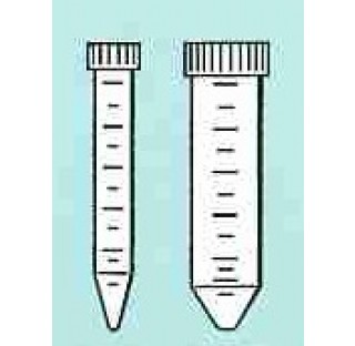 Tube 15ml conique, gradue, (type Falcon)(par 500 pcs) pour reducteur 1631 HET, pour rotor 1416 Hetti