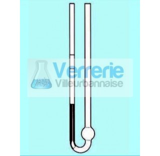 Viscosimetre Ostwald capacite : 3ml Haut : 220mm Modele SI Analytics : 509 03