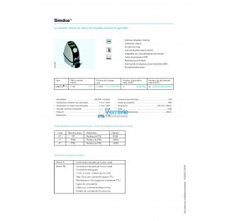 Pompe pour liquide doseuse SIMDOS Commande manuelle par bouton rotatif Debit nominal : 1 - 100 ml / 