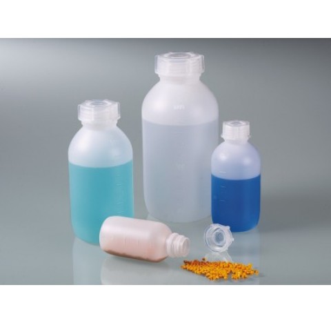Multi-Bottle w/ graduation, HDPE, 100 ml, w/ cap