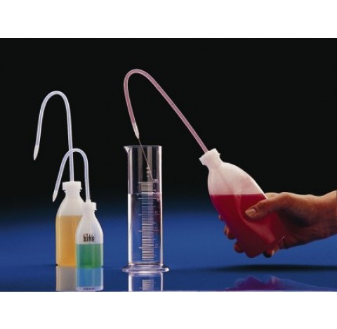 Wash bottle, LDPE transparent, 100 ml
