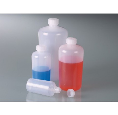 Tall-form bottle, LDPE transparent, 1000 ml, w/cap