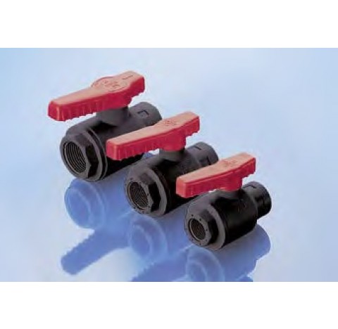 Ball valve PP, 3/4inner - 3/4inner, NW 20 mm