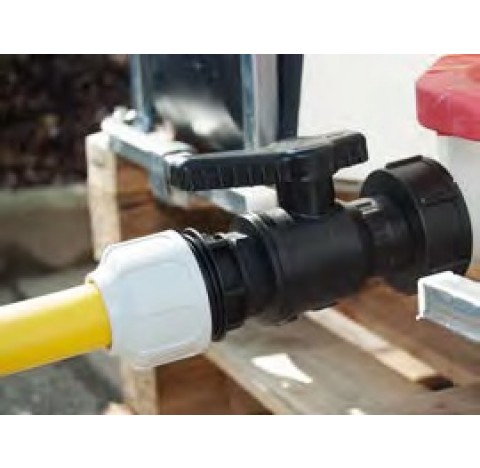 IBC discharge valve w/ hose screw conn. - S60x6/1