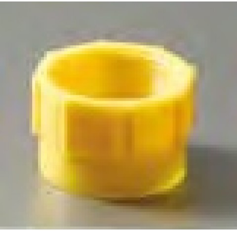 Thread adapter DIN61 inner - 2BSP inner, yellow