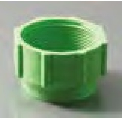 Thread adapter 51mm inner - 2 BSP inner, green