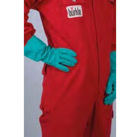 Predective gloves nitrile, green