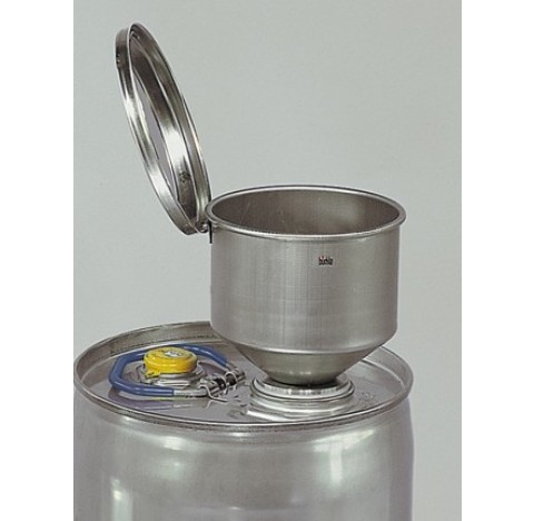 Safety funnel V2A, flame block, 2 fine thread