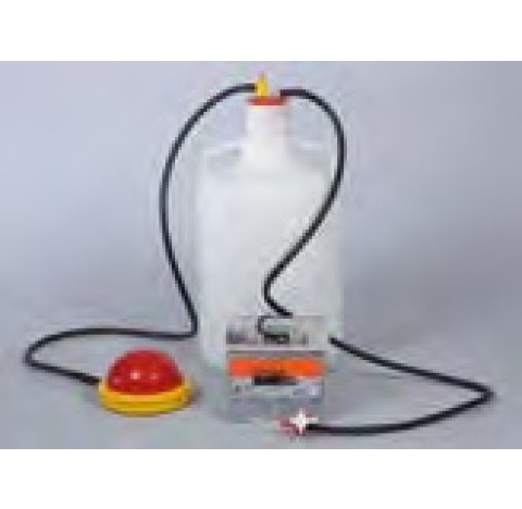 OTAL battery foot pump, PP/PVC, tube  12 mm
