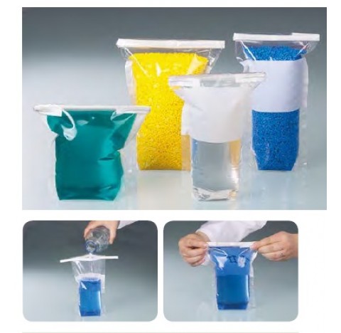 Sampling bag SteriBag StandUp, 400 ml, w/lab.area