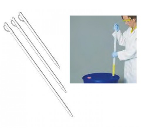 Dispos. plunging siphon, HDPE, 175ml, 75cm,  27mm