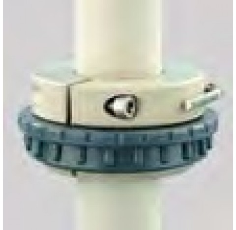 Container screw joint w/ lock nut R2, PP,  60 mm