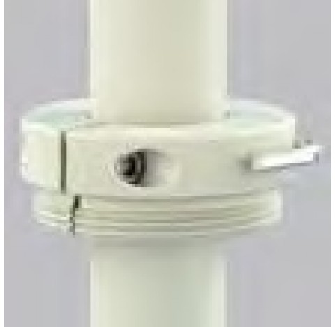 PP barrel screw joint, Tri-Sure, coarse thr.,outer