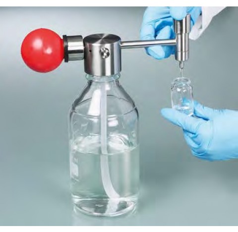 Mini solvent pump, 1,8 l/min, connection GL45