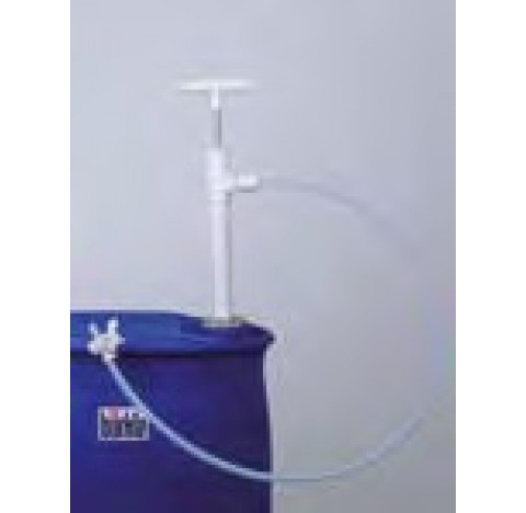PTFE barrel pump Ultrapure w/ d. hose/stopc., 60cm