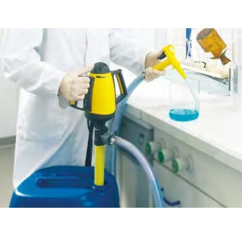 Laboratory pump mains operated, PP/PVC, 100cm