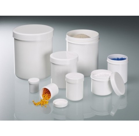 Screw cap tube, PP white, 90 ml, xH 52x52 mm