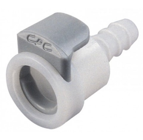 CPC coupling, POM, female, o. Vent., nozzle 9,5mm