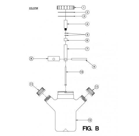 Bouchon de compression pour flacon Celstir de Wheaton, partie 6.