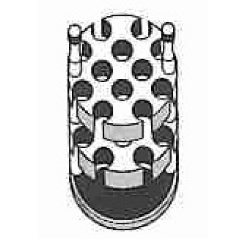 Portoir pour 12 x 7 ml diametre orifices : 12,8 mm longueur 82 mm Hettich