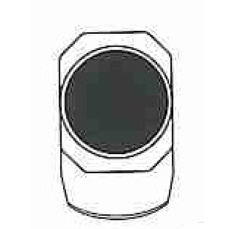 Portoir 1 place pour bouteille diametre 98 mm pour nacelle 5651 diametre d'orifice 98 mm longueur 10